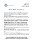 ALPHA CHEF EQUIPMENT CFD-2RR--E-HC Refrigerator User Guide