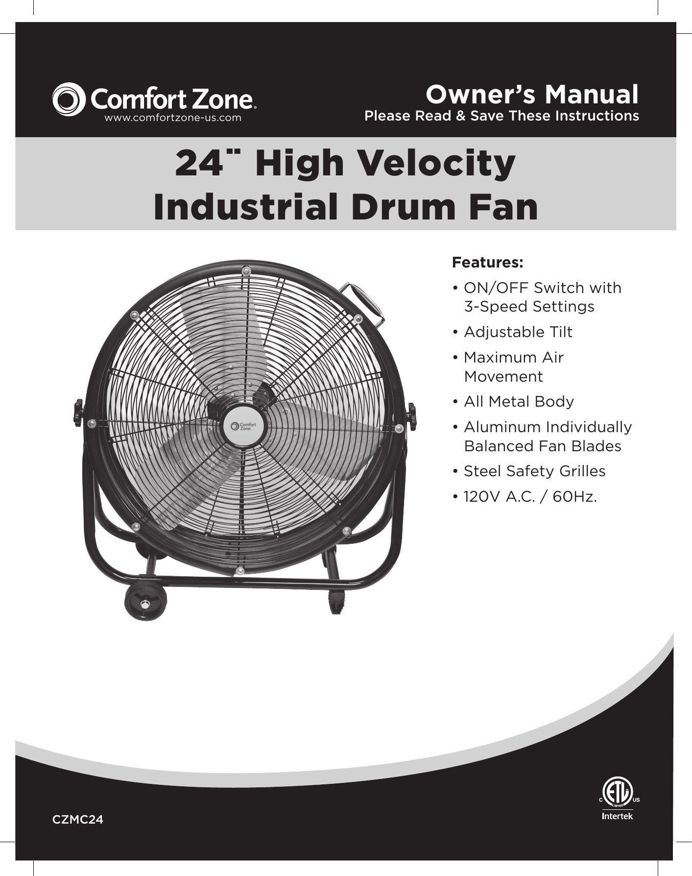 Comfort Zone Czmc24 Floor Fan User Manual Manualzz Comfort Zone Czmc24 Floor Fan User Manual Manualzz