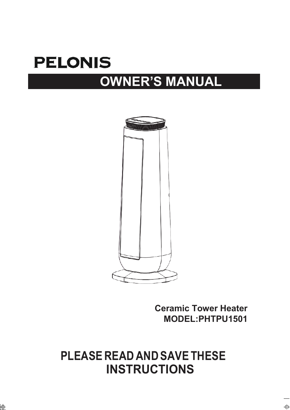 Pelonis Space Heater Manual - bmp-bite