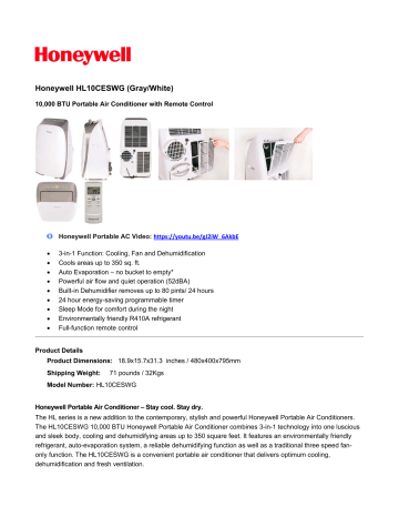 Honeywell HL14CESWB Portable 