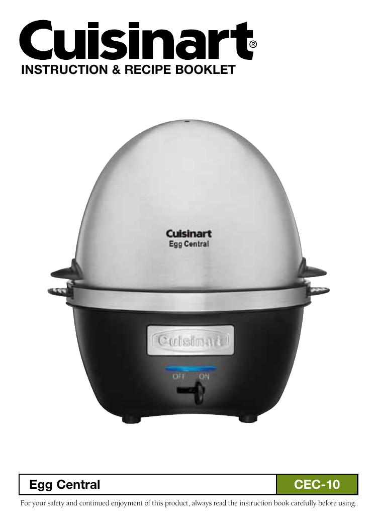 cuisinart egg cooker how to use
