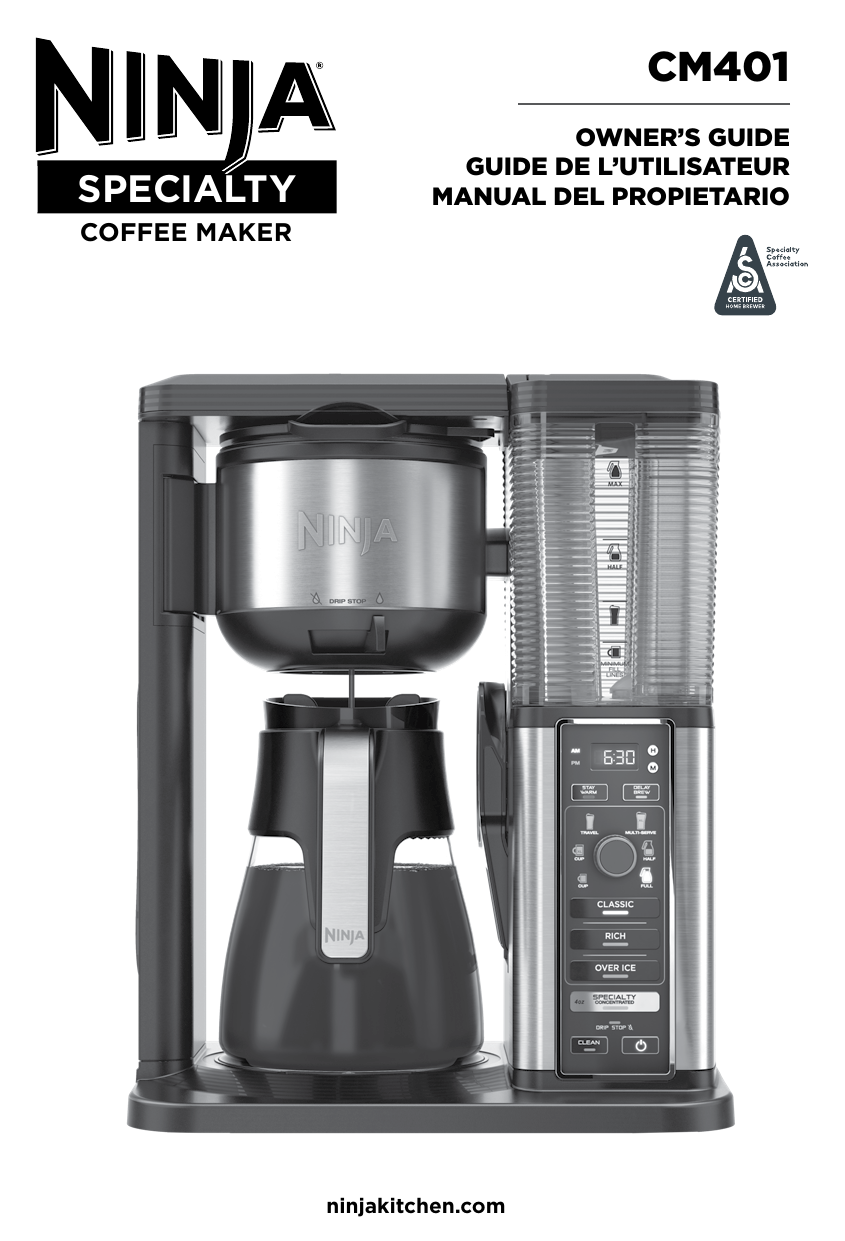 Ninja CM401 User manual | Manualzz