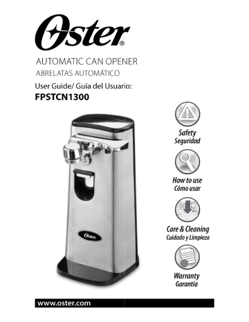Oster FPSTCN1300 Electric User Guide | Manualzz