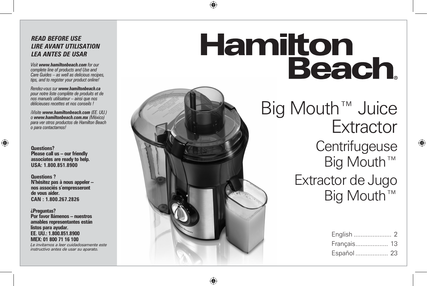 Arriba 57+ imagen como usar un extractor de jugos hamilton beach