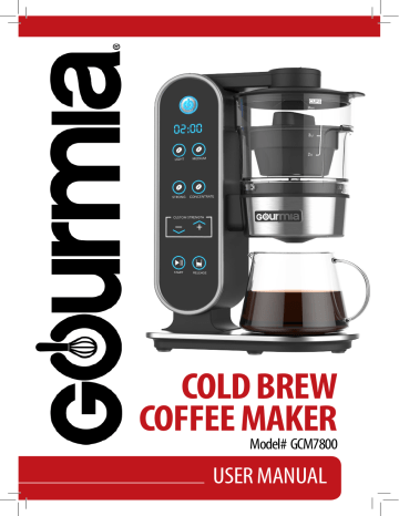 Coffee Machine, Gourmia GCM4900 Coffee Maker - Electric Pour Over