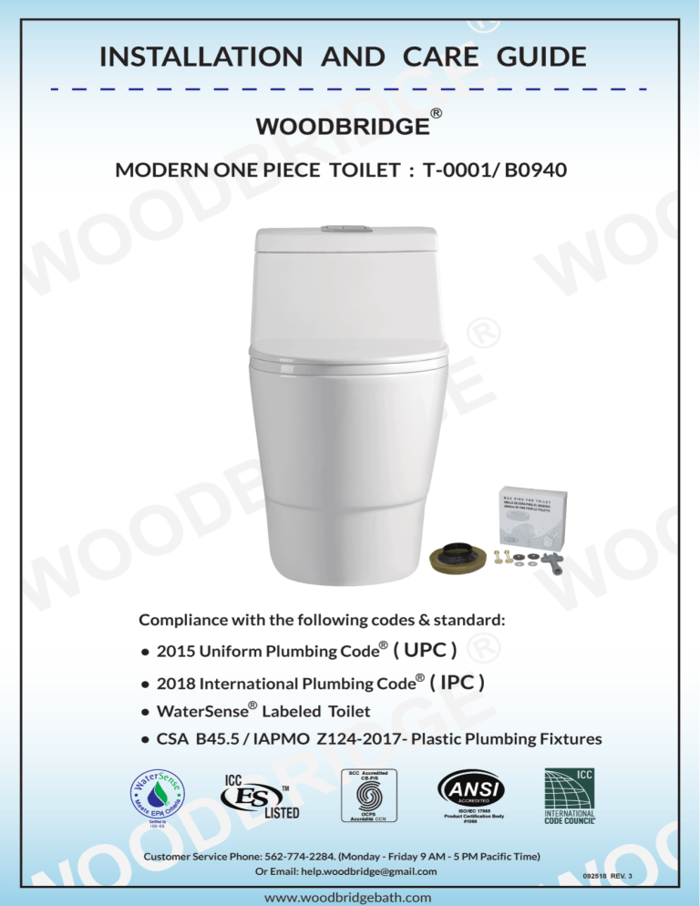 Woodbridge T 0001 Installation Guide Manualzz