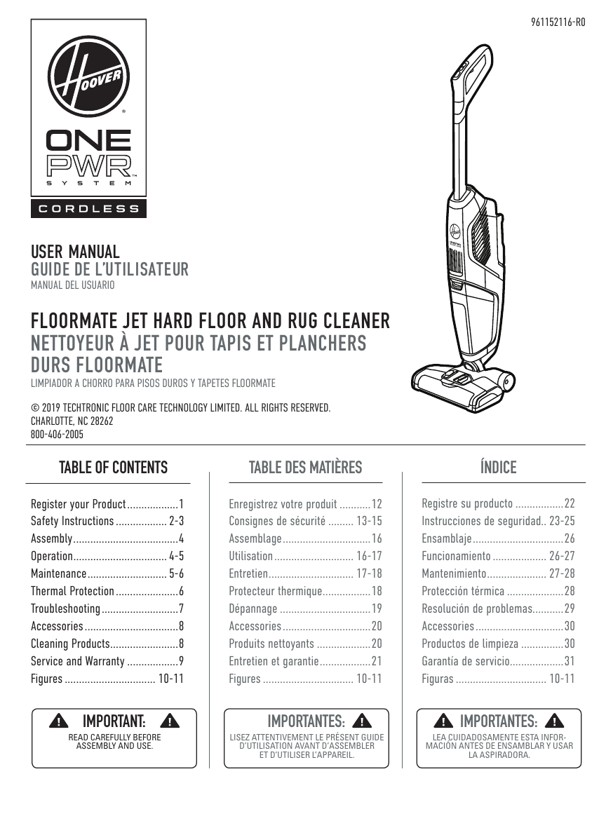 Hoover BH55210 Wet-Dry Vacuum User Manual | Manualzz