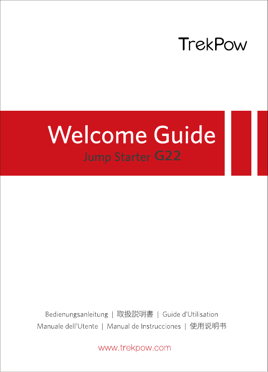 TrekPow G22 User manual | Manualzz