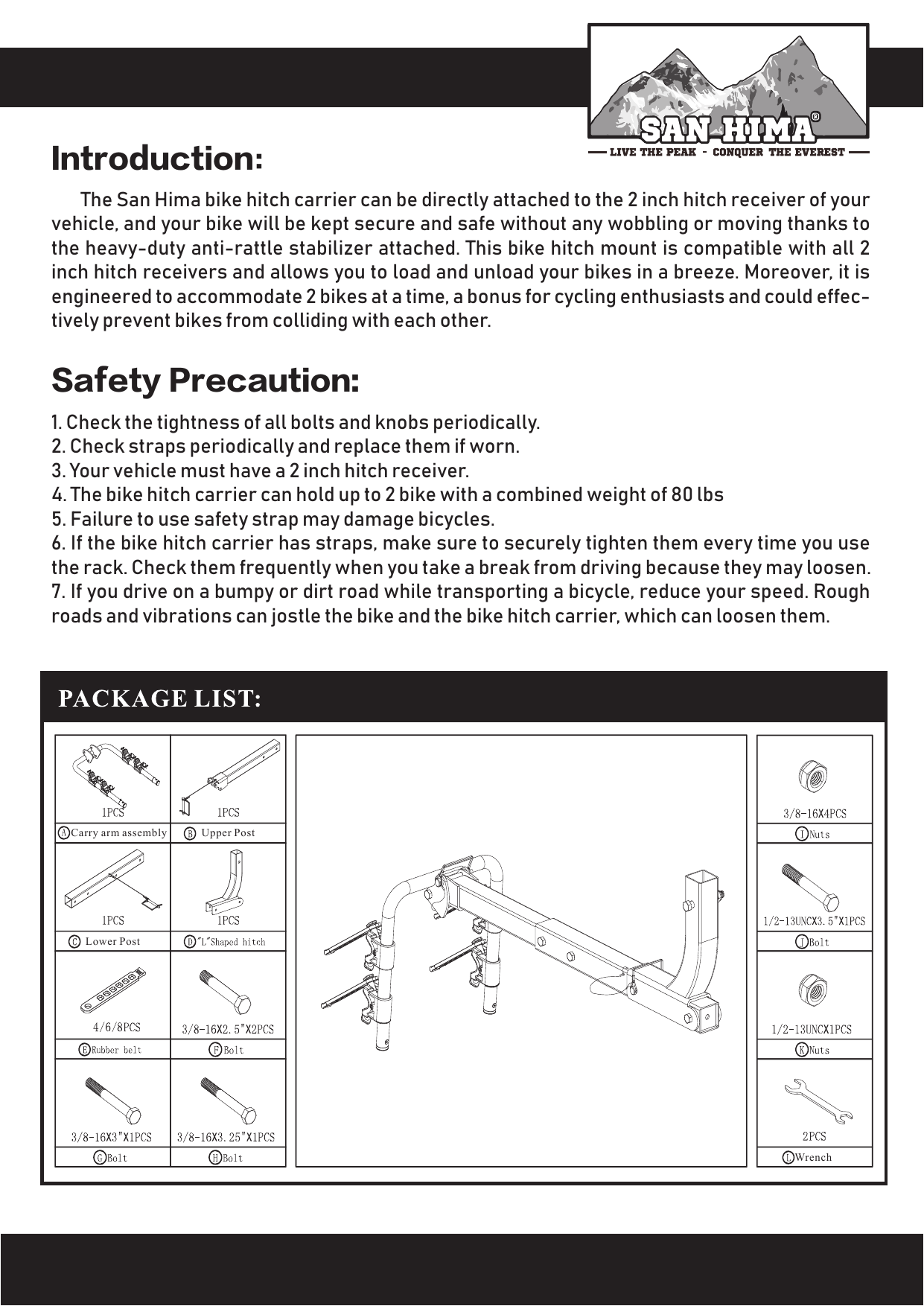 san hima bike rack