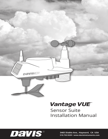 Davis Instruments 6250 Vantage Vue Integrated Sensor Suite Owner's