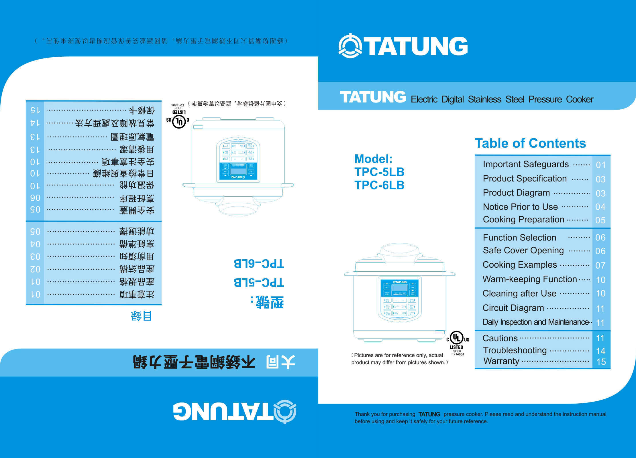 Tatung Tpc 5lb Tpc 6lb User Manual Manualzz