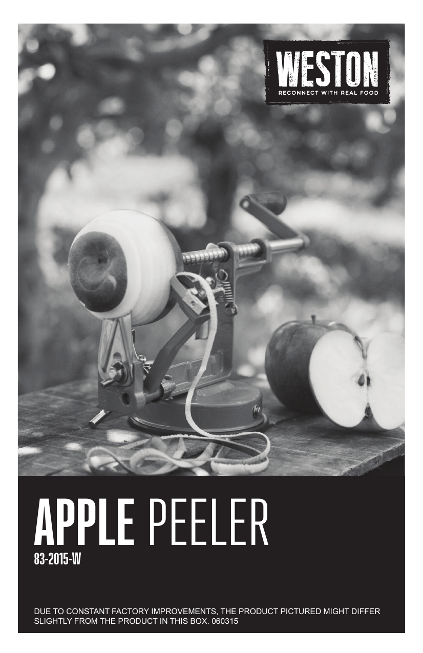 Weston® Apple Peeler - 83-2015-W