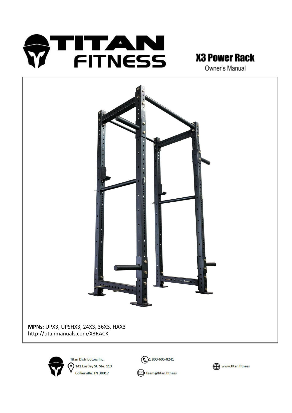 Titan t3 folding online rack manual