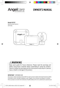 angelcare monitor ac327 manual