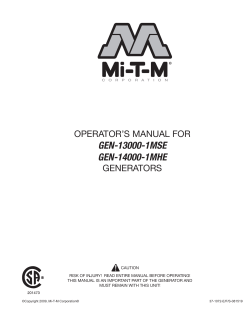 mi-t-m generator service manual