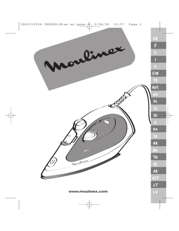 Moulinex IM2041E0 PRINCIPIO Benutzerhandbuch | Manualzz