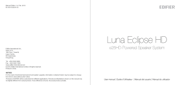Edifier e25HD luna HD User Manual | Manualzz