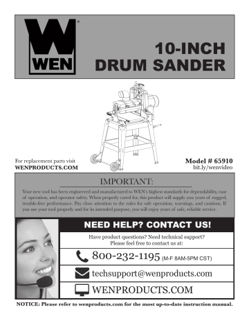 wen drum sander