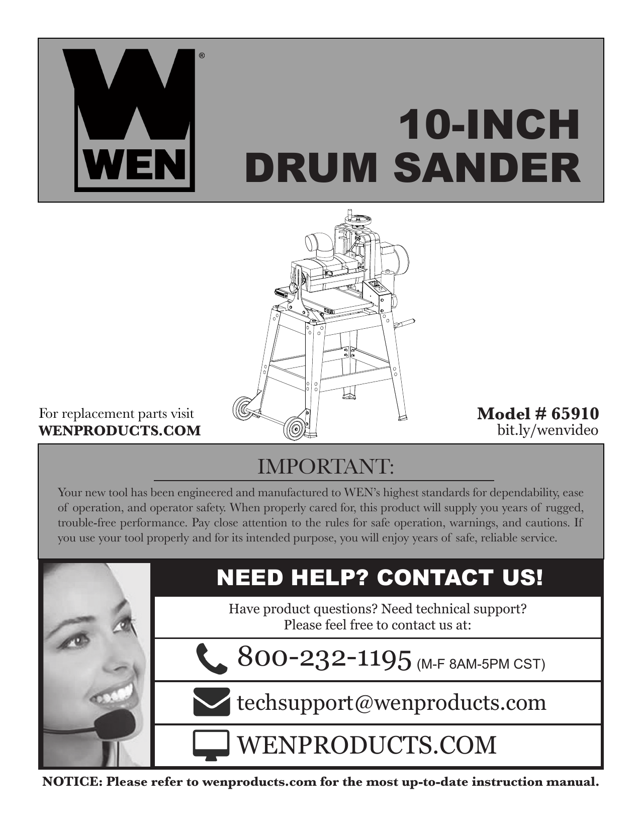 wen drum sander