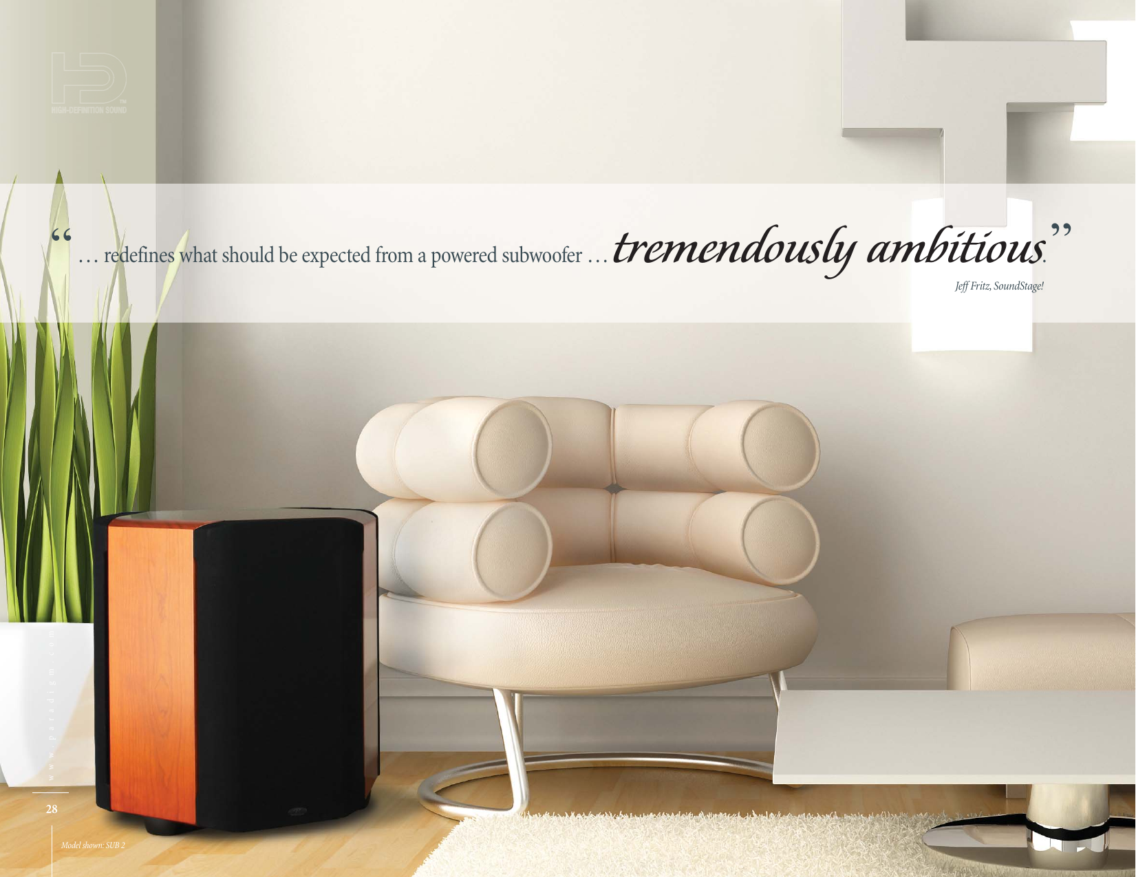 paradigm signature sub 1