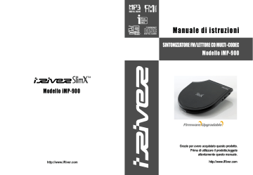iRiver iMP-900 User manual | Manualzz