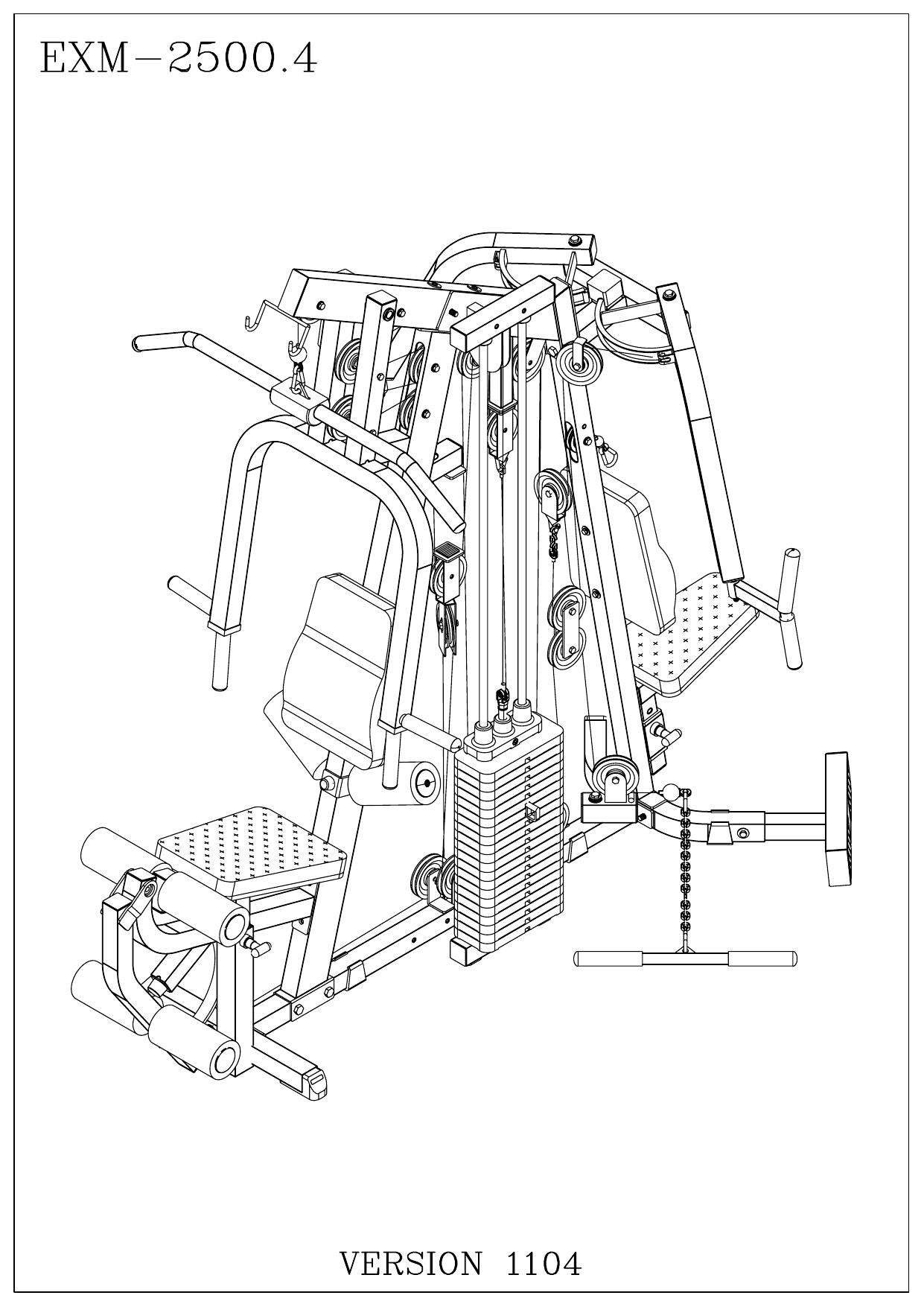 Body Solid EXM2500S EXM2500S Home Gym Assembly Manual Manualzz