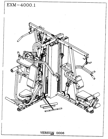 Exm4000s discount gym system