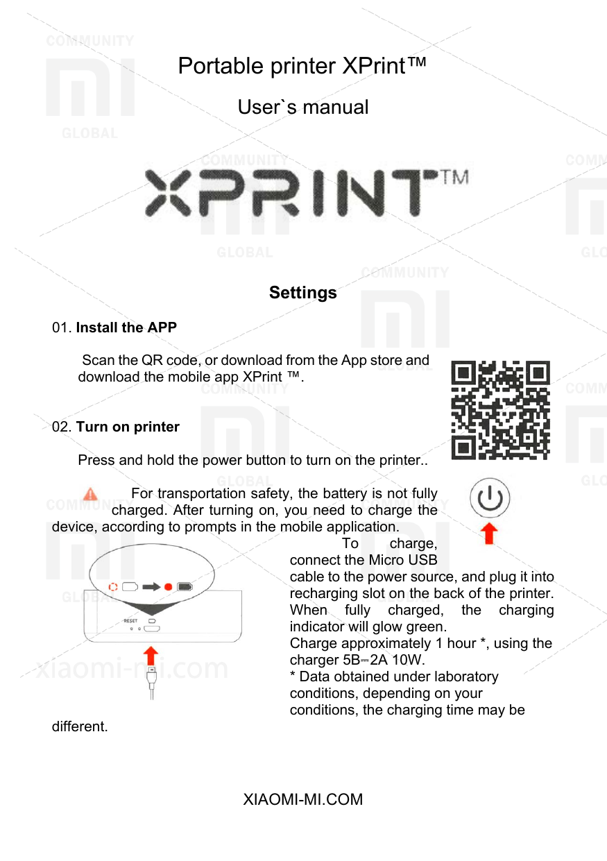 mi printer app
