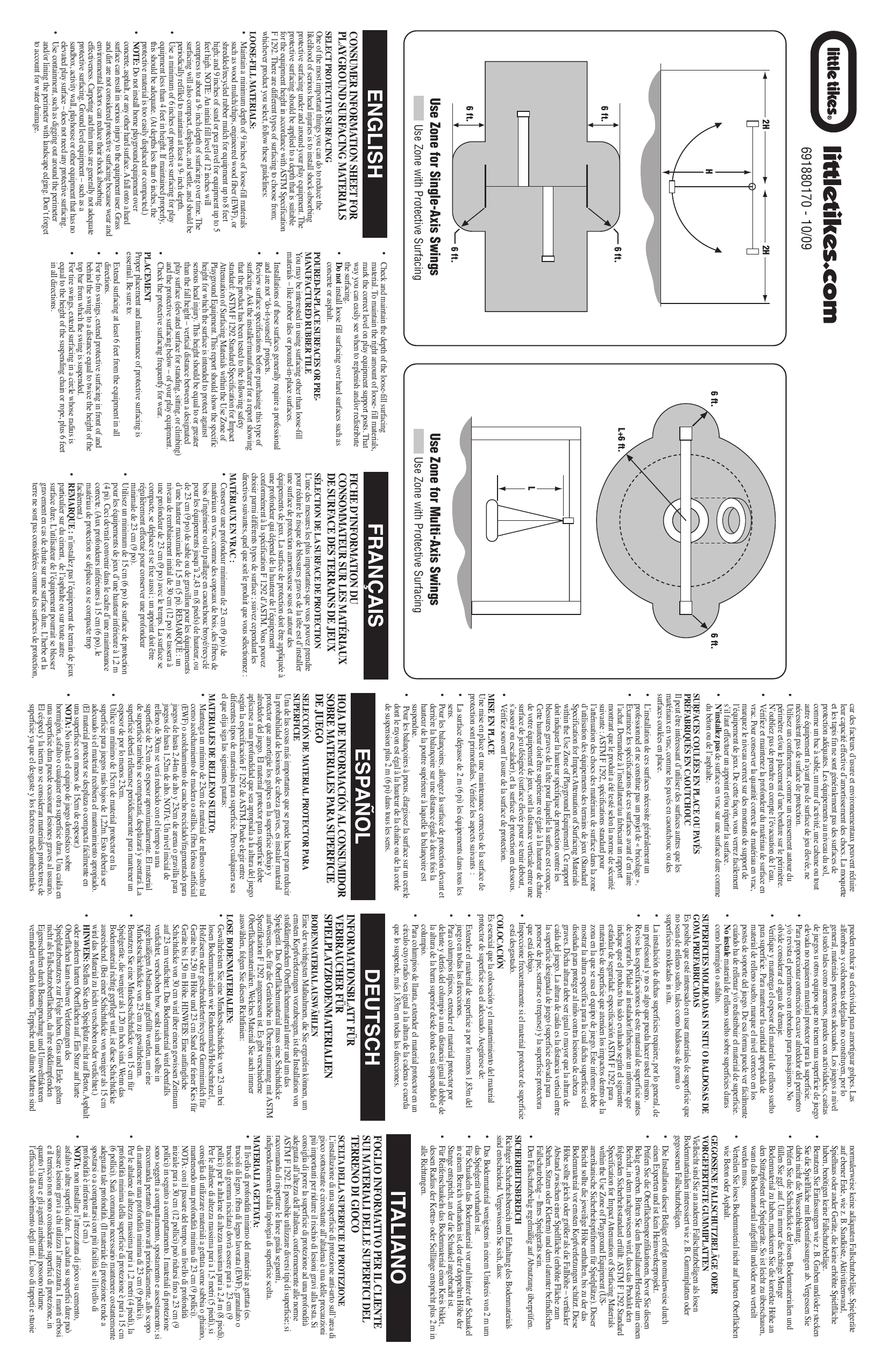 little tikes treehouse swing set manual