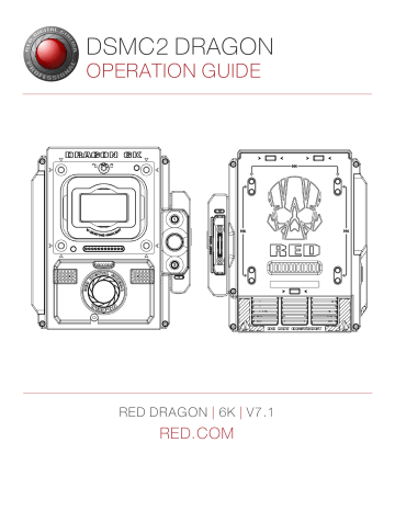 RED WEAPON 6K CF Camera Operation Guide | Manualzz