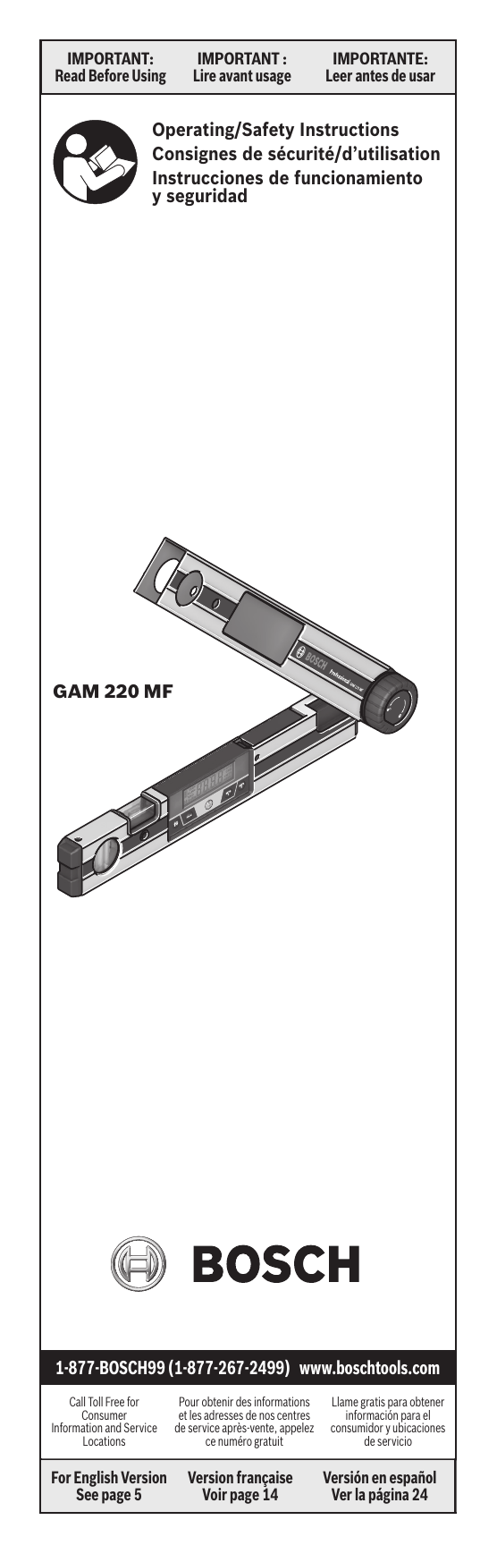 Bosch Gam 2 Mf Manual Manualzz