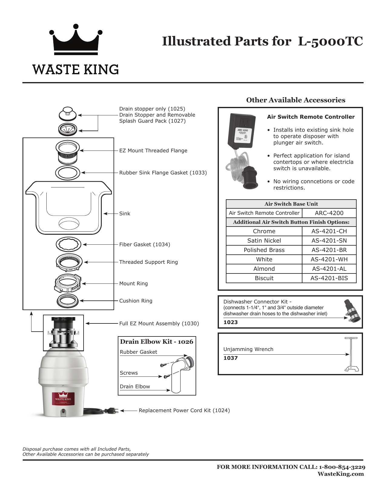 Waste King 5000tc How To Turn On Waste King L-5000TC 3/4 HP Batch