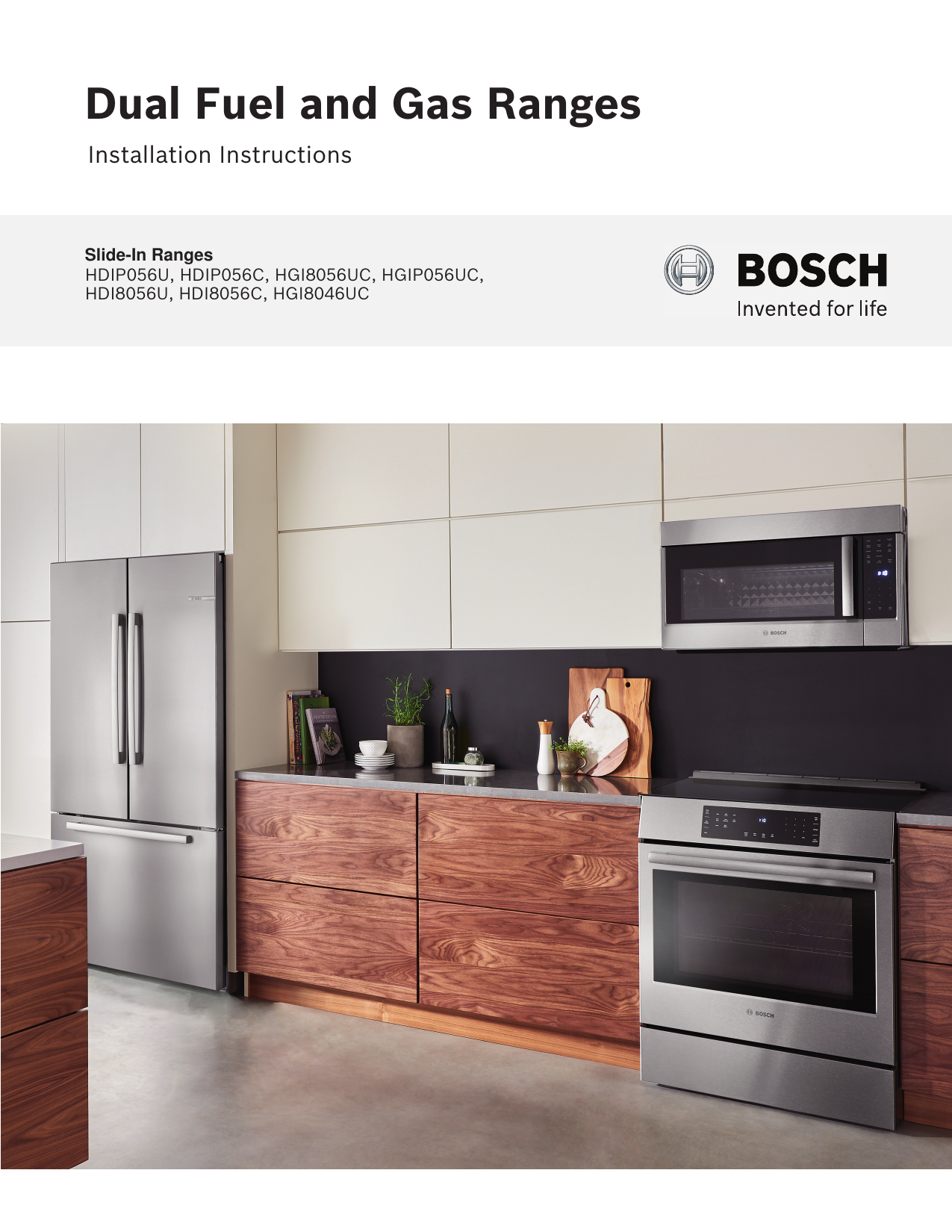 Bosch HGI8056UC 800 5 Burners 4.8cu ft SelfCleaning True Convect