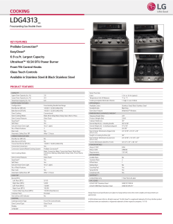 LG Electronics LDG4313ST - Installation guide, Instructions, Manual