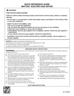 Maytag MVW7232HW - Owner's manual, Reference guide, Specification, User