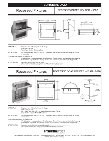 Franklin Brass Jamestown Brushed Nickel Recessed Spring-loaded