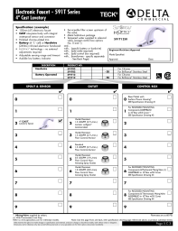 Delta 591T1250 - installation Guide, User guide