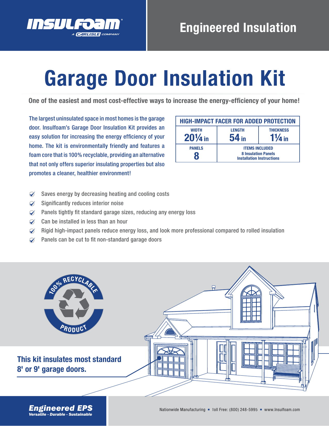 insulfoam garage door insulation