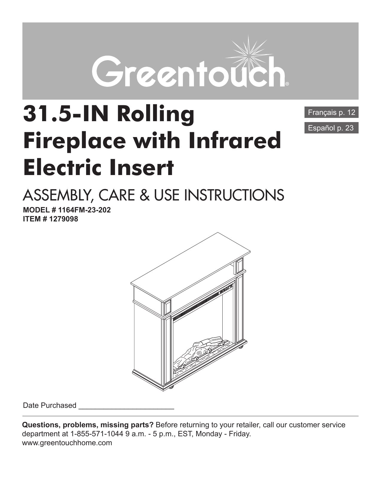 GreenTouch 1164FM-23-202 Installation Guide | Manualzz