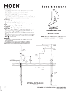 Moen 87912SRS - Installation guide, Manual | manualzz.com