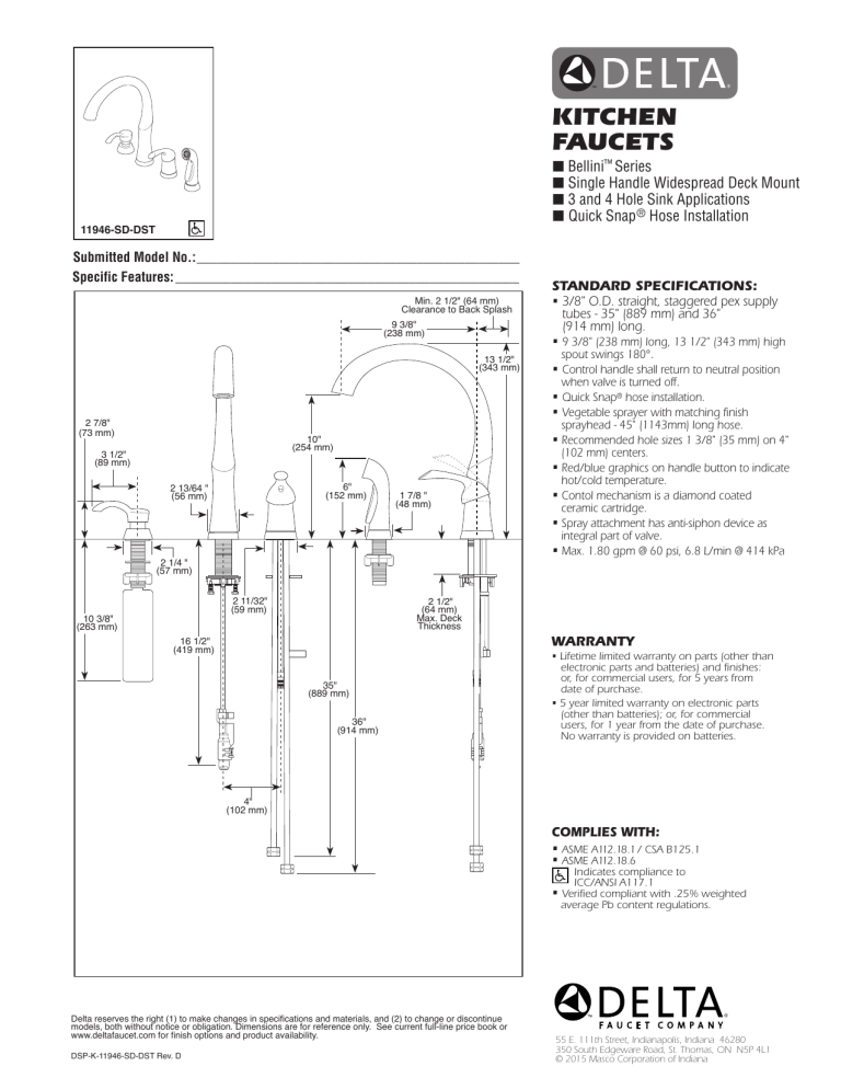 Delta 4353 Sssd Dst Installation Guide