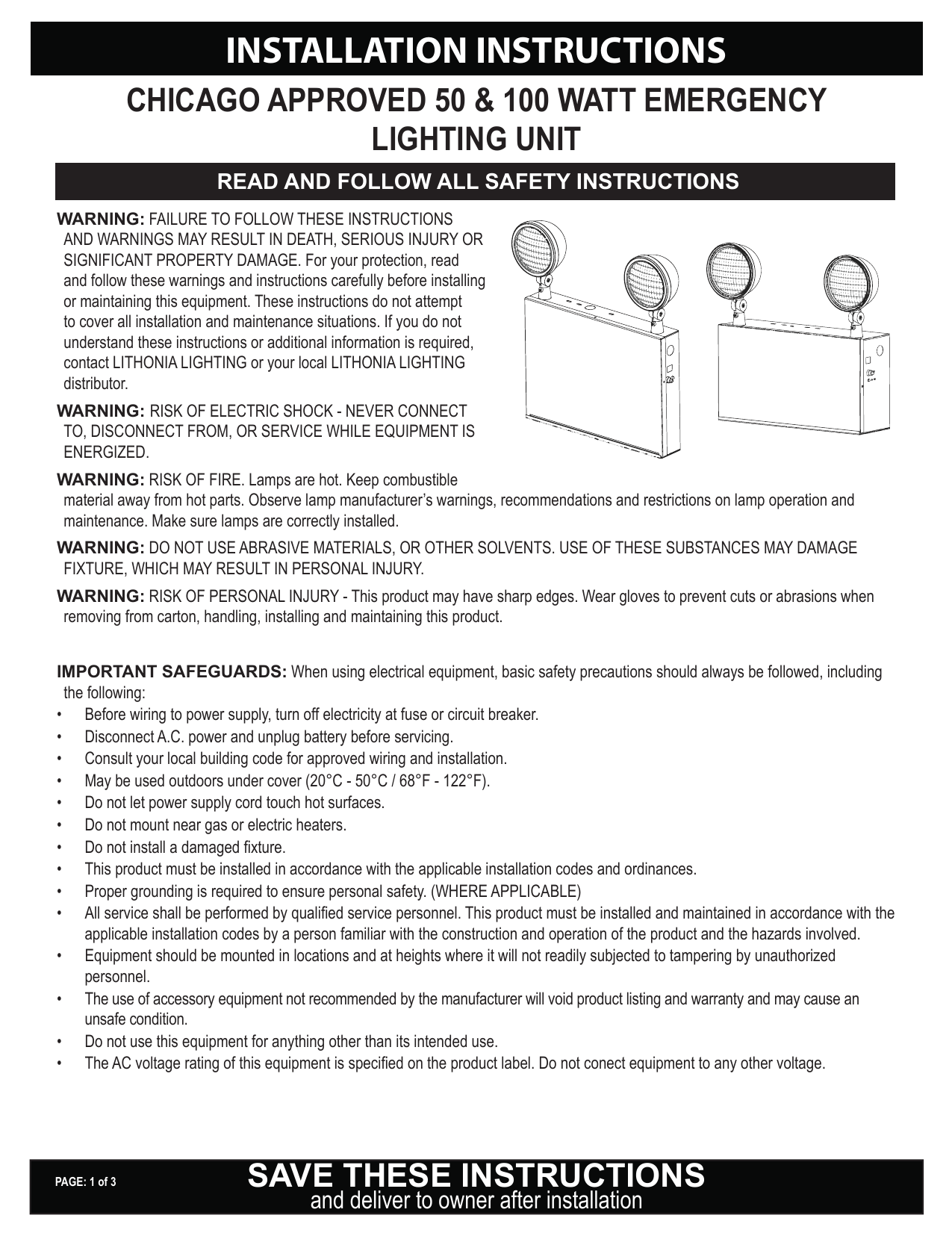 Lithonia Emergency Lighting Manuals Shelly Lighting