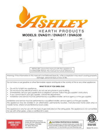 Ashley Hearth Products DVAG17L 1700-BTU Portable Forced Air Propane ...