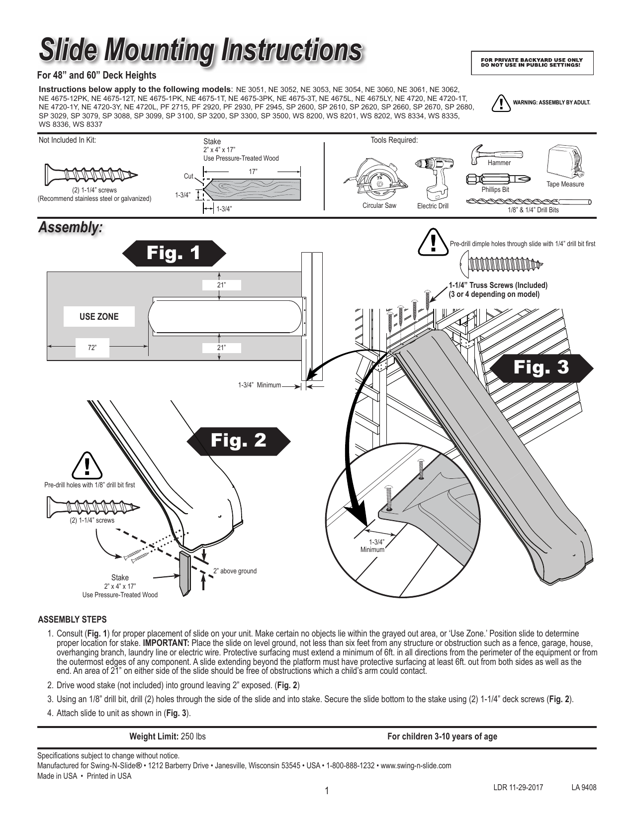 Swing-N-Slide Playsets Heavy Duty Swing Hangers (2-Pack) WS 4888