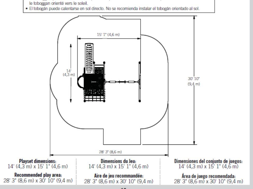 LIFETIME PRODUCTS 90042 AFrame Metal Playset Dimensions Guide Manualzz