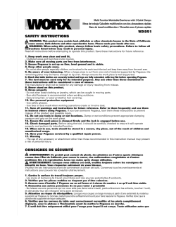 Worx WX051 Manual Owner s manual User manual manualzz