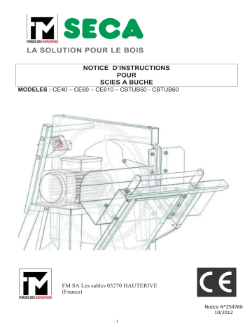 Scie à bûches électrique Stafor CE60