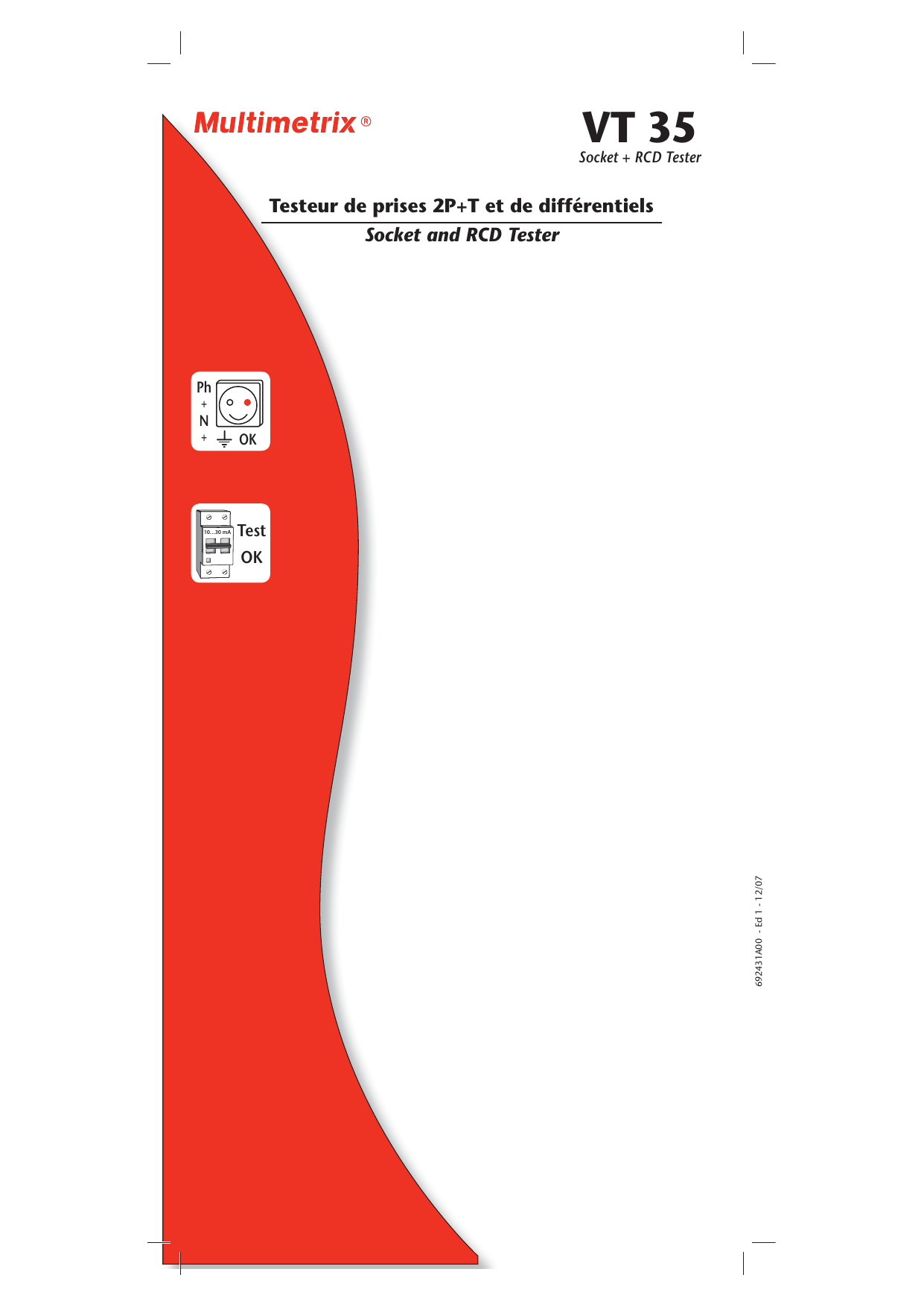 Testeur de prises et différentiels VT35