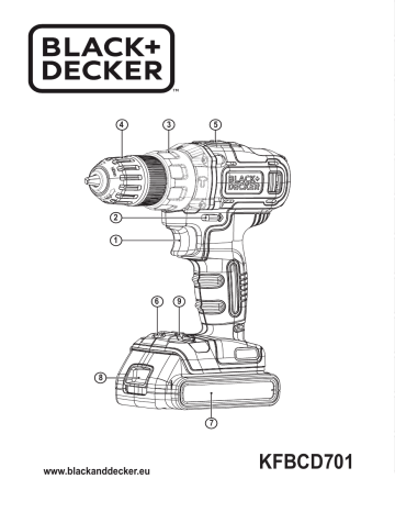 Black best sale decker kfbcd701d1k