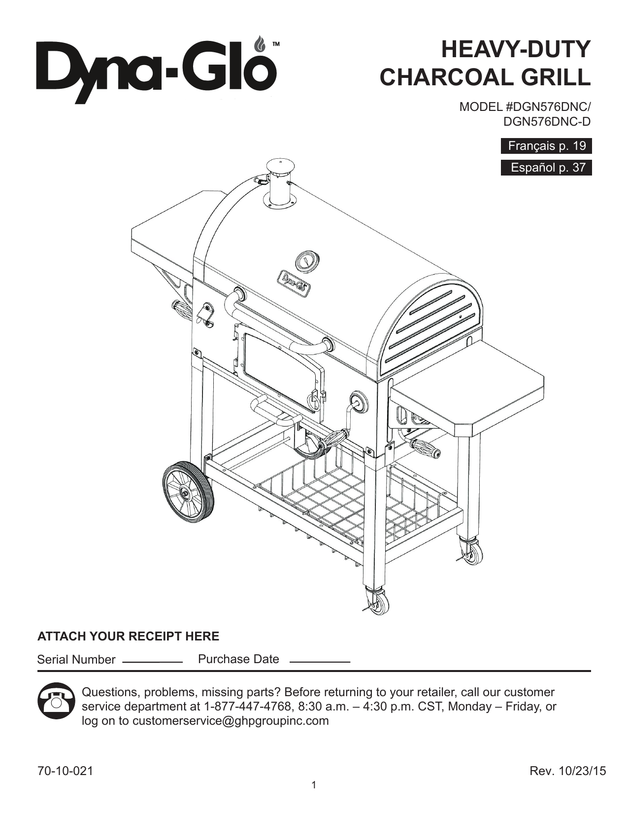 DynaGlo DGN576DNCD, DGN576DNCDC Manual Manualzz